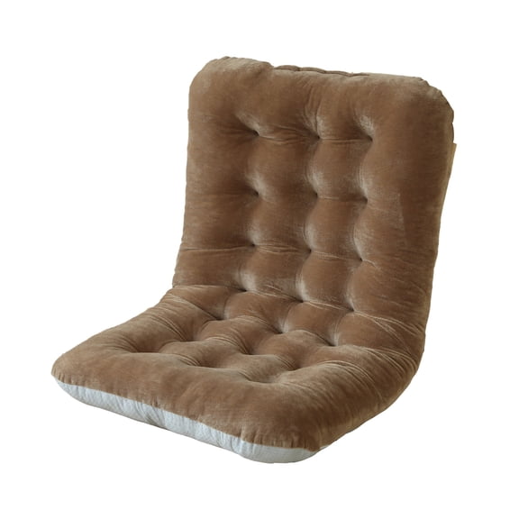 Thickened Seat & Backrest Cushion — Comfortable Polyester Lounge Pad with Ties for Sofa, Floor, Office, and Dining Chairs – Warm, Soft, Home Decor & Gift