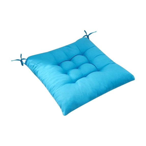 Thickened Seat Cushion Pad, Non Slip Dining Chair Pad, Soft Elastic Foam Cushion , Easy Clean Chair Mat for Indoor Home Study and Working Use, 16 Inch Sky Blue