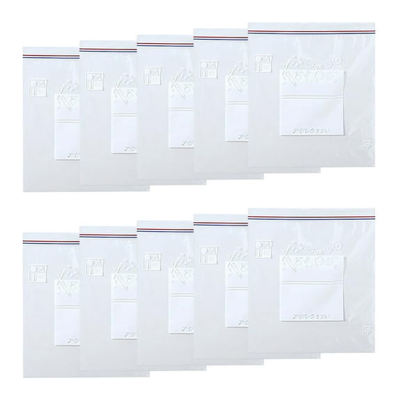 Thickened Self-Sealing Food Storage Bags,Freezer Safe Plastic Bags for Refrigerator and Camping,Model A