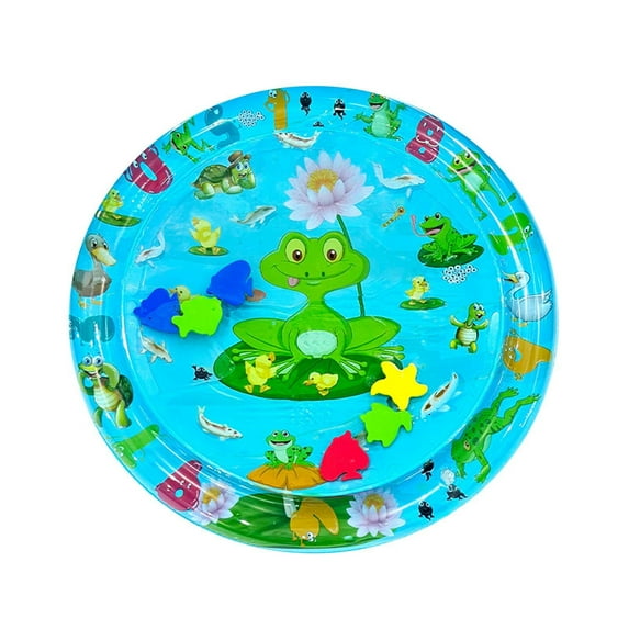 Thickened Sensory Water Play Mat, Water Sensory Play Mat, Ocean Themed Mat Cooling Mat for Play Summer Cool Comfort Inflatable Water Mat