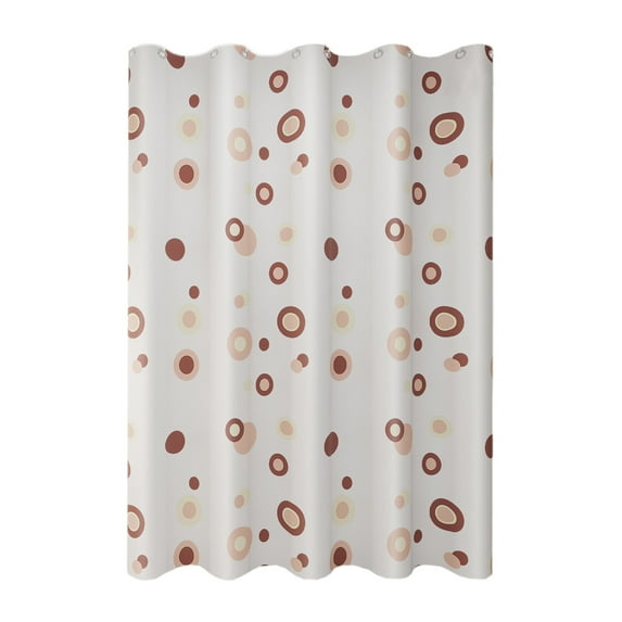 Thickened Shower Curtain with Hooks, Waterproof Bathroom Curtain, No-Punch Installation, Durable Plastic Material, Ideal for Bathroom, Dorm, Hotel, and Home Use