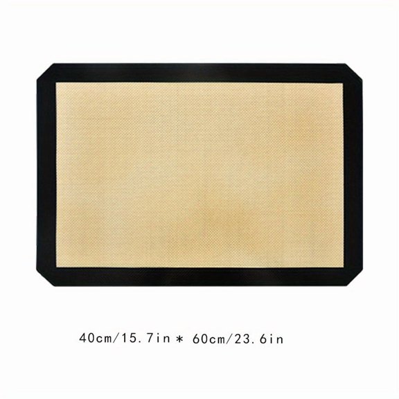 Thickened Silicone Baking Mat, Heat Resistant Non-Stick Kneading Pastry Mat, Flexible Reusable Countertop Protector and Placemat for Kitchen Baking and Food Preparation