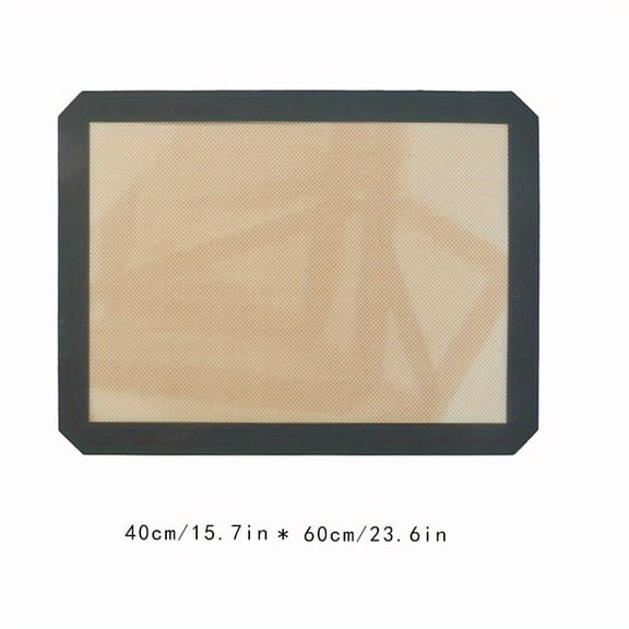 Thickened Silicone Baking Mat, Heat Resistant Non-Stick Kneading Pastry Mat, Flexible Reusable Countertop Protector and Placemat for Kitchen Baking and Food Preparation