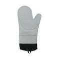 thumbnail image 1 of Thickened Silicone Oven Mitts 158In Long 7.28In Wide Ultra Soft Interior, Heat Resistant Water Resistant Non Slip Grip, 2 Pack For Cooking Baking Barbecuing Protect Hands From, 1 of 4