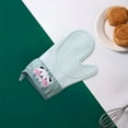 thumbnail image 1 of Single Silicone Oven Mitt, Heat Resistant Kitchen Glove for Baking, Grilling, BBQ, Microwave, Non Slip Grip, Thickened Insulation Protection for Hot Pots Pans, Dishwasher Safe, 1 of 6