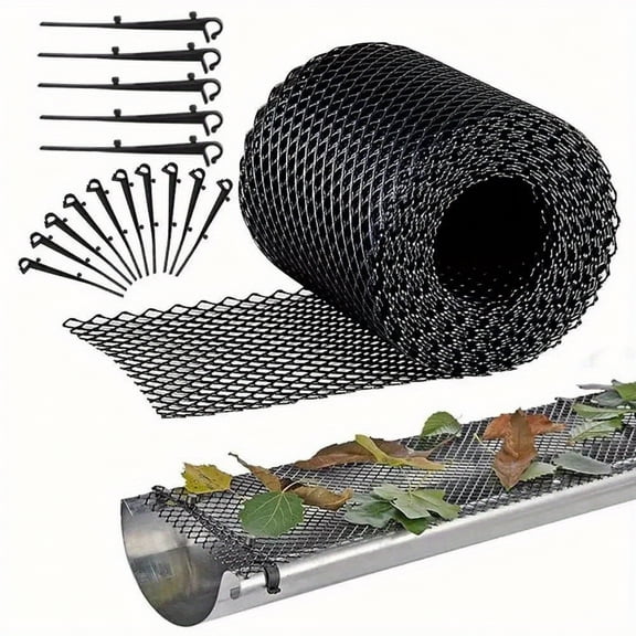 Thickened Sink Strainer Net Roll, Kitchen Sink Strainer, Sink Protectors for Kitchen Sink, Mesh Drain Cover, 236X6 Inch Heavy-Duty Black Mesh Sink Protection Net with 10