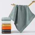 thumbnail image 1 of Thickened Soft Absorbent Towel, Washcloth, Terry Cloth Material, Quick Drying, Gentle on Skin, for Bath, Face Washing, and Gym, Green Scarf, by FAJHHA, 1 of 8