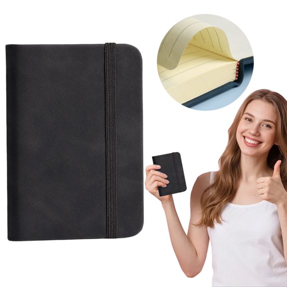 Thickened Softcover Sewn Notebook, Smooth Writing Multi‑Color Portable Journal for Students School Study & Daily Note Taking