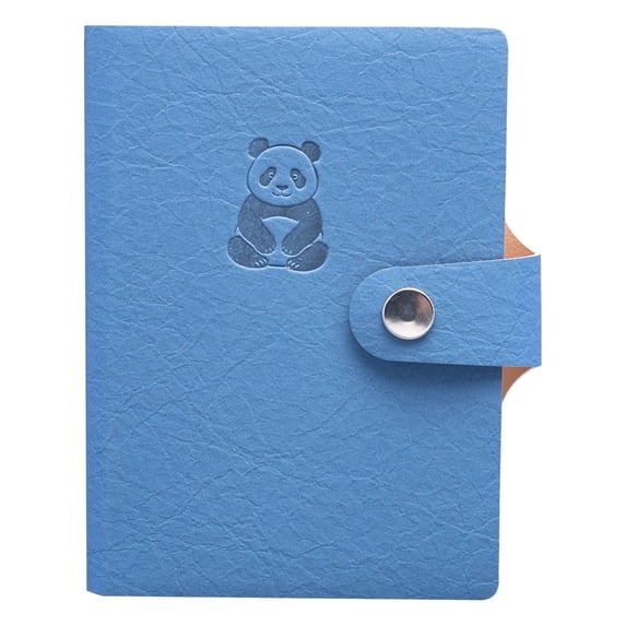 Thickened Softcover Sewn Notebook, Wear Resistant Smooth Writing Journal, Multi Color Portable Leather Pocket Book With Button (Multicolor, 11*8*1.2CM)