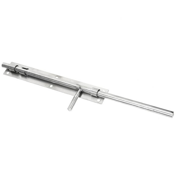 LEORX Stainless Steel Slide Bolt Latch for Home Door Lock Heavy Duty Silver Hardware