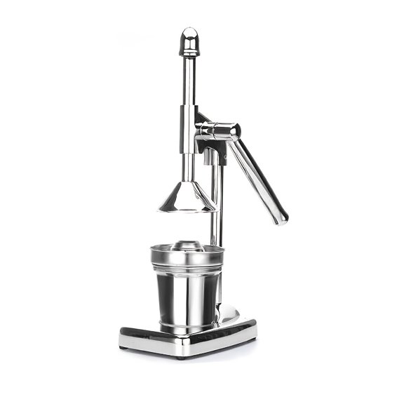Thickened Stainless Steel Manual Fruit Juicer, Hand Press Lemon Orange Squeezer with Built-In Pulp Separator Kitchen Citrus Extractor Tool