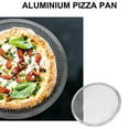 Thickened Stainless Steel Perforated Pizza Pan Round Shape Ideal Wire