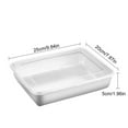 thumbnail image 1 of Thickened Stainless Steel Square Tray with Lid – 6x6" Oven-Safe – Food Grade Baking/Storage Dish – Scratch-Resistant & Stackable, 1 of 4
