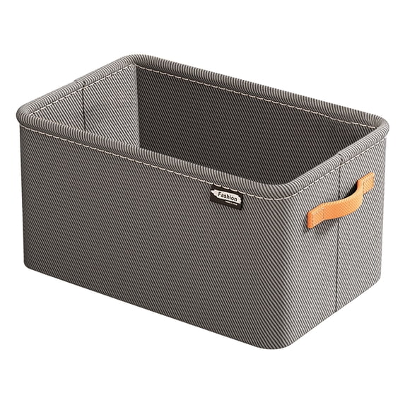 Thickened Steel Frame Clothes Storage Basket for Miscellaneous Items Gray