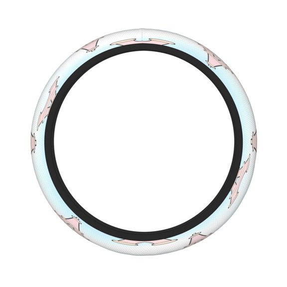 Thickened Steering Wheel Cover Water-Resistant Non-Slip Breathable Easy To Install Machine Washable Fits Sedans Suvs Trucks Eiffel Tower (3)
