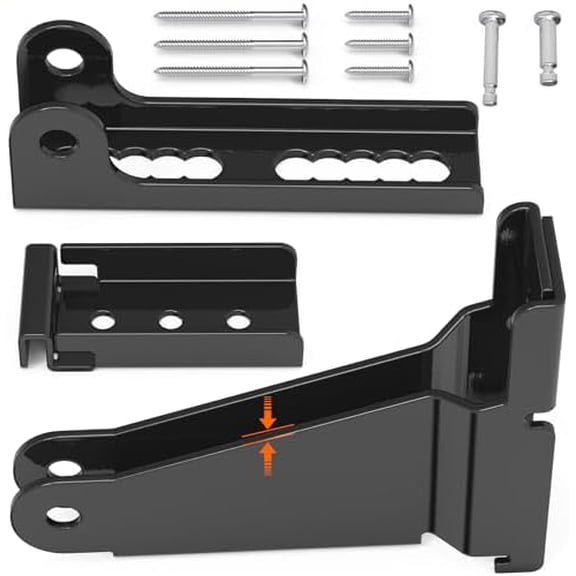 Thickened Storm Door Closer BracketRepair Jamb Bracket Compatible with AndersenDurable Screen Door Closer Replacement Parts Kits with Emco/Larson/Pella, Protecting Doors from Damage from Winds