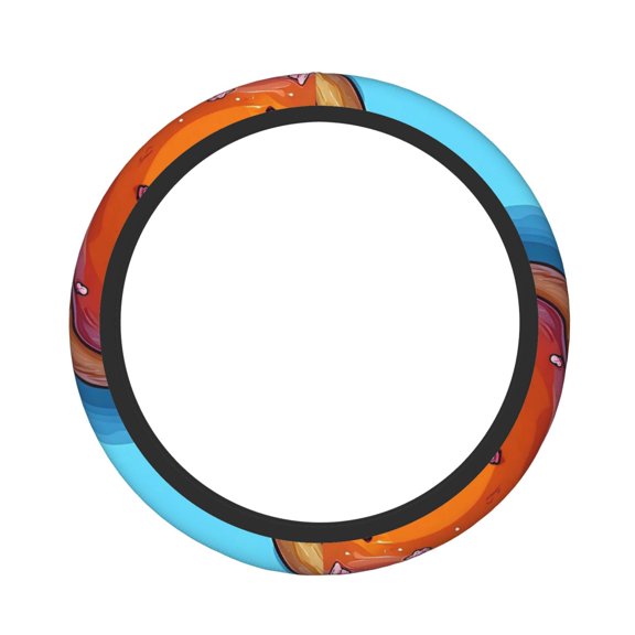 Thickened Stretchable Steering Wheel Cover Anti-Slip Universal Fit For Sedan Suv Truck Durable Comfort Grip Donut