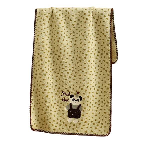 Thickened Ultra-Soft Velvet Bath Towels, Highly Absorbent Bath Towel Set with Reinforced Edges, Plush Bath Towels for Spa Hotel and Home Daily Use
