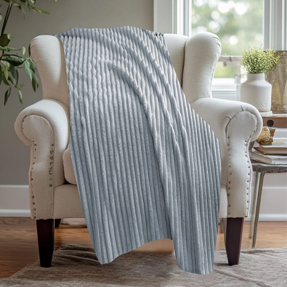 Thickened Velvet Blanket, Soft Warm Flannel Fuzzy Napping Blanket, Multifunctional Lightweight Throw Blankets for Sofa, Bed, and Outdoors, Machine Washable, Cozy Winter Blankets (39 x 59 Inch)
