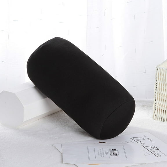 Thickened Velvet Cylindrical Pillow, Support for Spine Neck Back Lumbar Leg Pillow Round Pillow Removable Pillow Cover