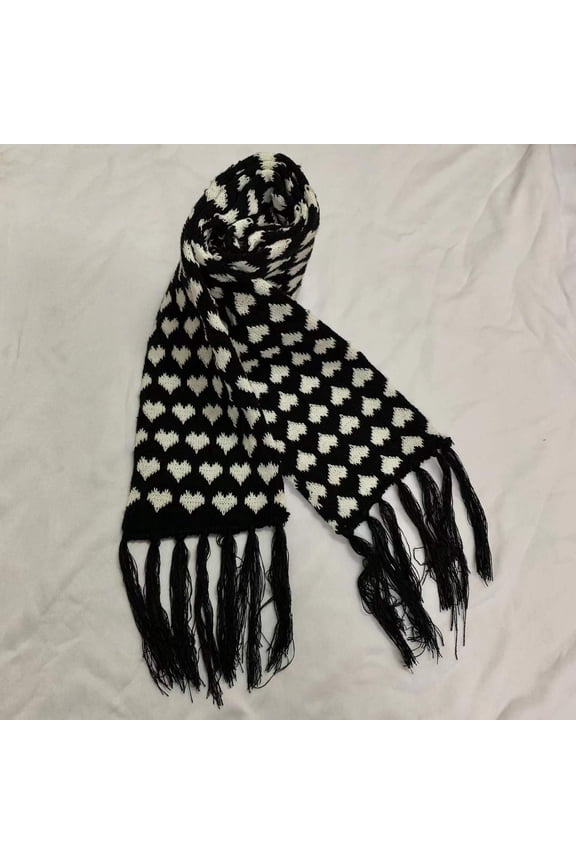 Thickened Warm Casual Skull Scarf Knitted Jacquard Ghost Head Neck Warmer
