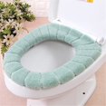 thumbnail image 1 of Thickened Warm Soft Toilet Seat Cover Cushion Universal Fit Washable 1-Pack, 1 of 2