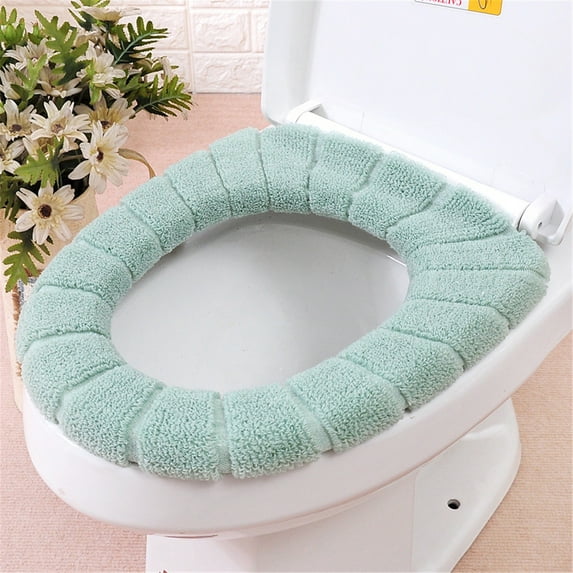 Thickened Warm Soft Toilet Seat Cover Cushion Universal Fit Washable 1-Pack