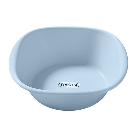 Thickened Washbasin Square Basin,Household Large Size Laundry Basin for Washing Feet Vegetables,Plastic Dormitory Student Basin