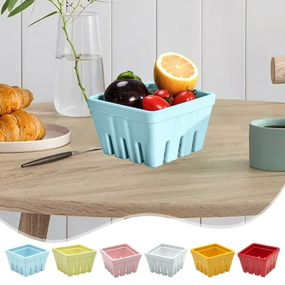 Thickened Water Fruit Basket, Fruit Gift Basket, Food Grade Plastic, Non-Slip Base, Easy Cleanup, Modern Kitchen, Gifting, Household Essentials, Fresh Produce Holder TOPLIU