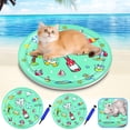 thumbnail image 1 of Thickened Water Play Mat for Cats & Pets – Interactive Sensory Pad with Floating Fish, Durable PVC Splash Mat, Easy-Fill Water Sensor, Foldable, Cool Relief Toy, 1 of 4