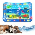 thumbnail image 1 of Thickened Water Sensory Play Mat for Cats & Kids - 26x18.5 Inch Interactive Fish Design Water Sensor Mat with Easy Fill/Drain, Durable Pet Play Pad & Child Sensory Activity Mat, 1 of 8