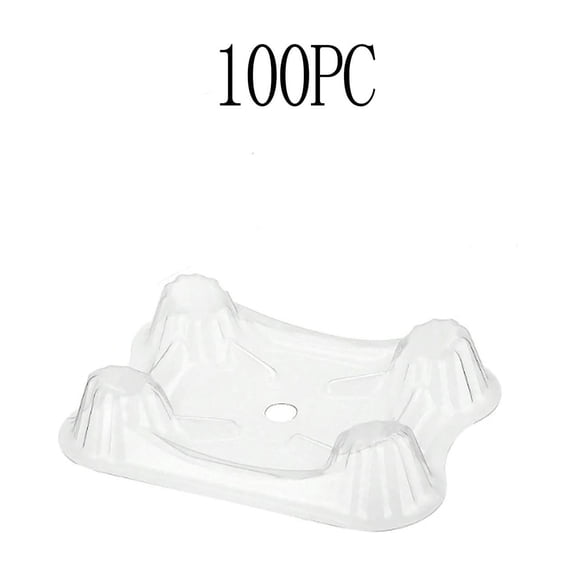 Thickened Watermelon Tray - Transparent Plastic Melon & Fruit Stand, Anti-Rot Display Rack for Fruit Shop or Home, Ventilated & Durable | 100-Pack