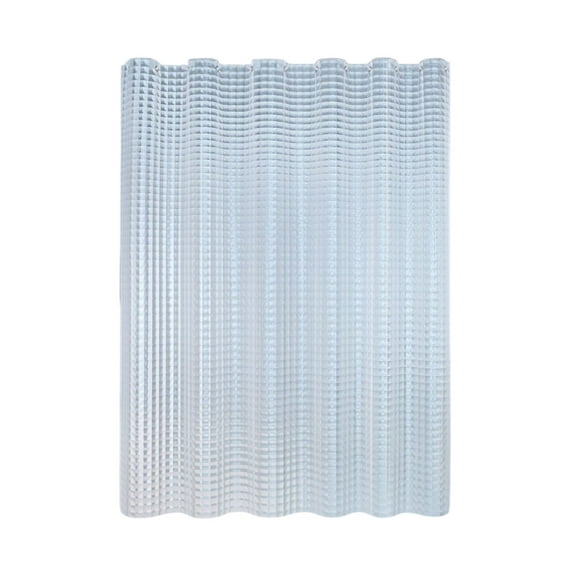 Thickened Waterproof Shower Curtain – Punch-Free Clear Plastic 59x78.7in/70.86x78.78in with Hooks (Bathroom/Window Use)
