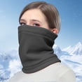 thumbnail image 1 of Thickened Windproof Cycling Neck Warmer, Multifunctional Breathable Face Cover, Elastic Cold Resistant Outdoor Scarf for Skiing Hiking Riding Winter Outdoor Full Face Warm Protection Use, 1 of 5