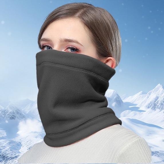 Thickened Windproof Cycling Neck Warmer, Multifunctional Breathable Face Cover, Elastic Cold Resistant Outdoor Scarf for Skiing Hiking Riding Winter Outdoor Full Face Warm Protection Use
