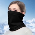 thumbnail image 1 of Thickened Windproof Cycling Neck Warmer, Multifunctional Breathable Face Cover, Elastic Cold Resistant Outdoor Scarf for Skiing Hiking Riding Winter Outdoor Full Face Warm Protection Use, 1 of 5