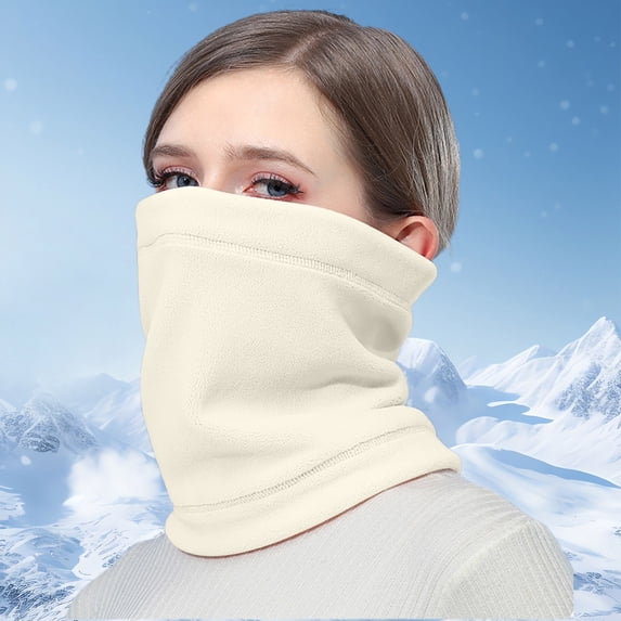 Thickened Windproof Cycling Neck Warmer, Multifunctional Breathable Face Cover, Elastic Cold Resistant Outdoor Scarf for Skiing Hiking Riding Winter Outdoor Full Face Warm Protection Use