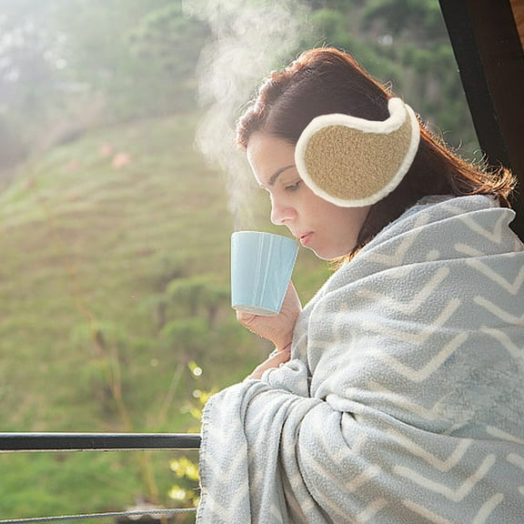 Thickened Winter Ear Muffs for Cycling and Outdoor Activities, Warm Faux Fur Ear Protection Covers in Multiple Colors