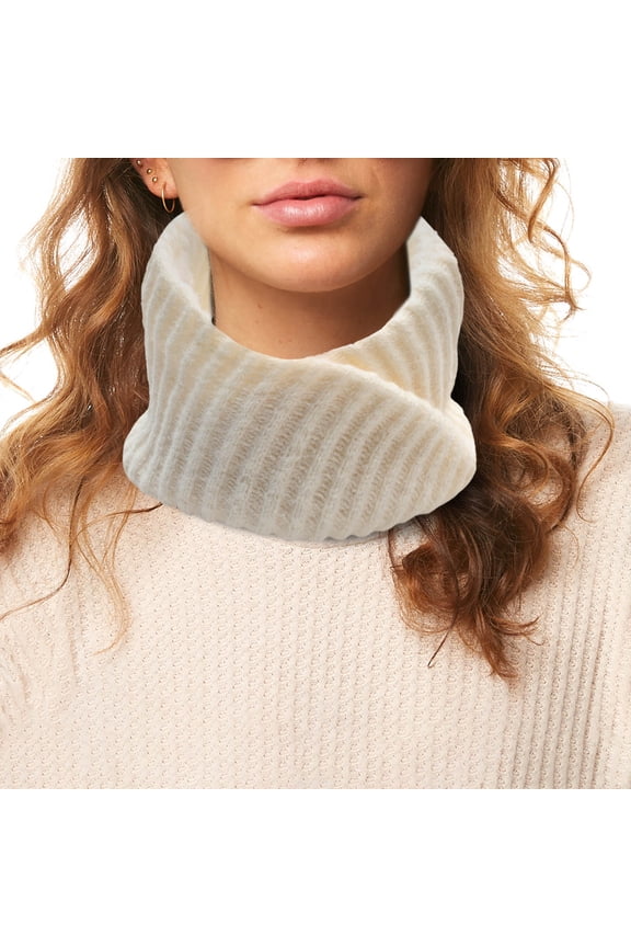 Thickened Wool Neck Scarf for Men and Women - Warm Padded Over The Head Winter Wrap