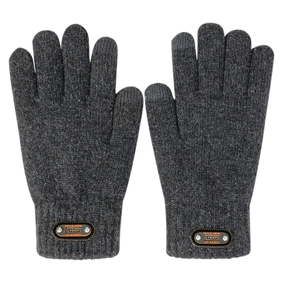 Thickened Wool for Winter Cycling and Warm Cycling Gloves for Students in Winter