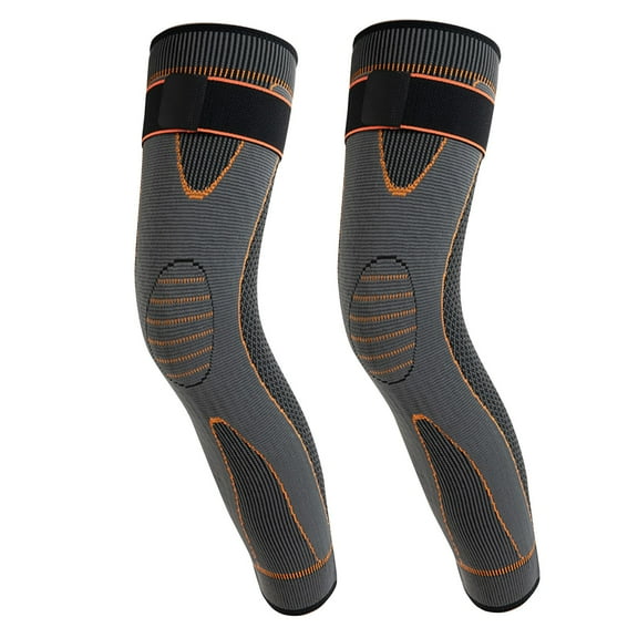 Thickened and Lengthened Strap Knee Pads Knee Joint Warm Foot Pads Leg Pads Hair Compress Knitted Knee Pads