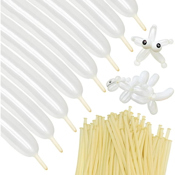 Thickened long balloons, used for tying arches, twisted latex animal magic shaped thin birthday balloons, used for children's parties and wedding decorations