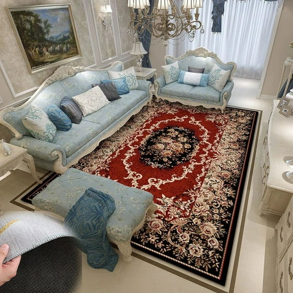 Thickened plush Carpets for Living Room Area Rugs Large Non-slip Bath Mat Entrance Door Mat Printed Carpet Bedroom Parlor Carpet