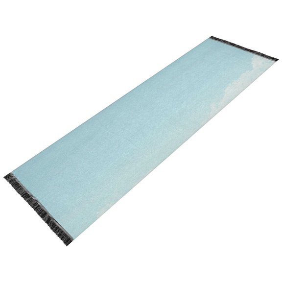 Thickened short pile bedside carpet for bedroom, long strip, washable and anti-slip pad. Sandbeacha