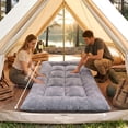thumbnail image 1 of Thickened version，Soft and comfortable floor mat，Foldable sleeping pad。Portable sleeping pad for adults，Essential for Camping, 1 of 3