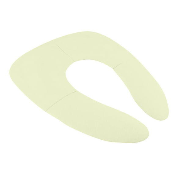 Thicker Bathroom Toilet Seat Cover Pads Foldable Potty Training Seat Baby Travel Toilet Potty Seat Covers Non Slip Pads Washable D Shapetoilet Seat Cushion (Yellow)