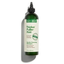 Thicker Fuller Hair Gentle Cleansing Shampoo for All Hair Types, with Green Coffee, 12 oz