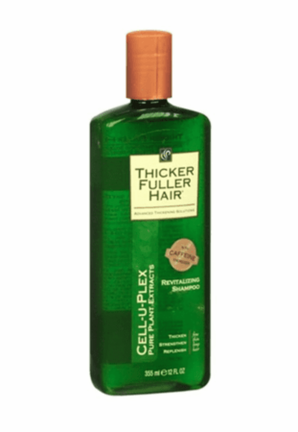 "Thicker Fuller Hair Revitalizing Shampoo With Caffeine Energizer 12