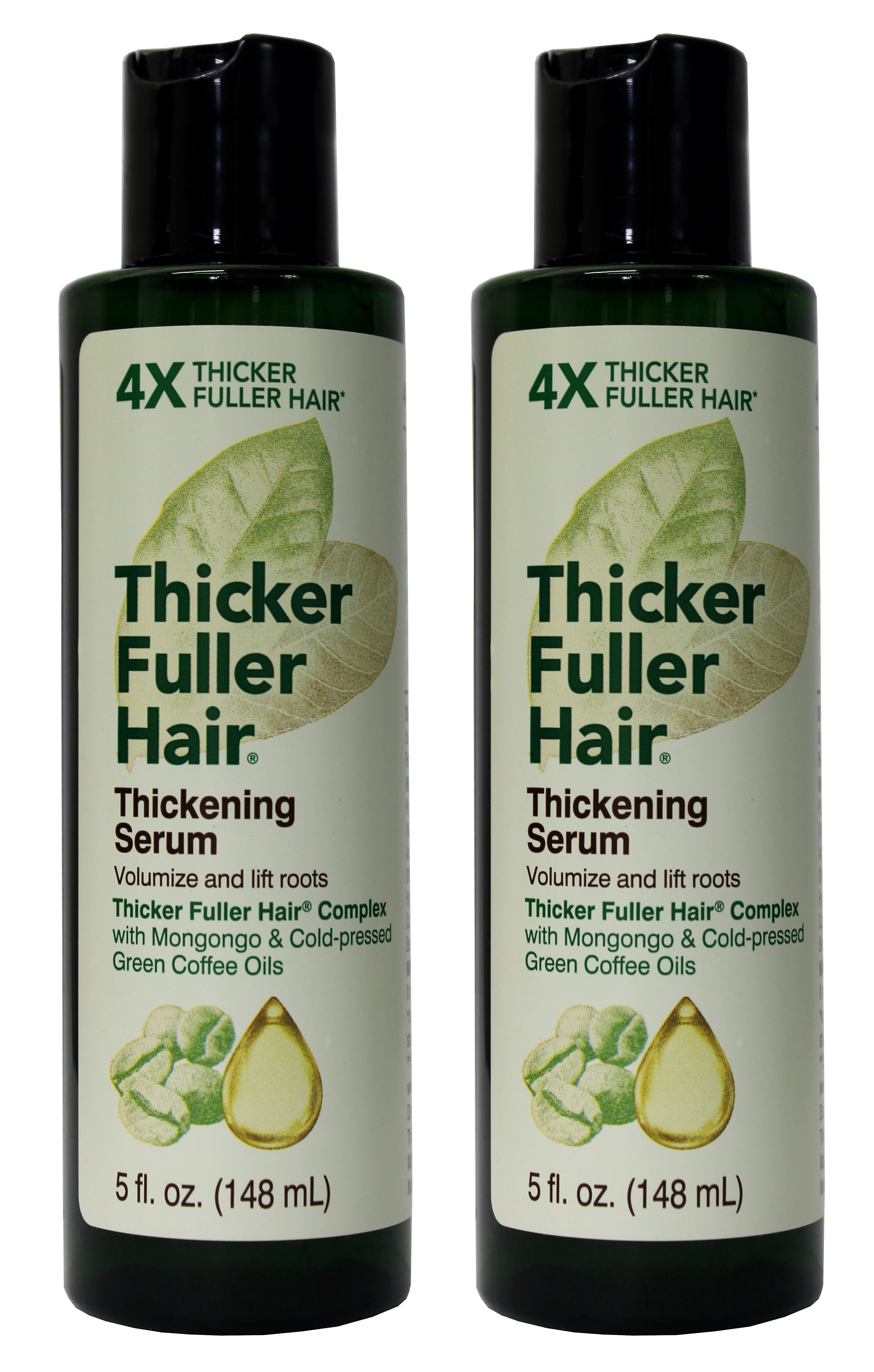 Thicker Fuller Hair Thickening Serum, 5 fl oz (2 Pack) 