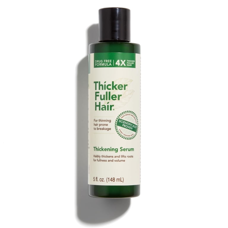 Thicker Fuller Hair Thickening Serum, with Mongongo Oil and Green